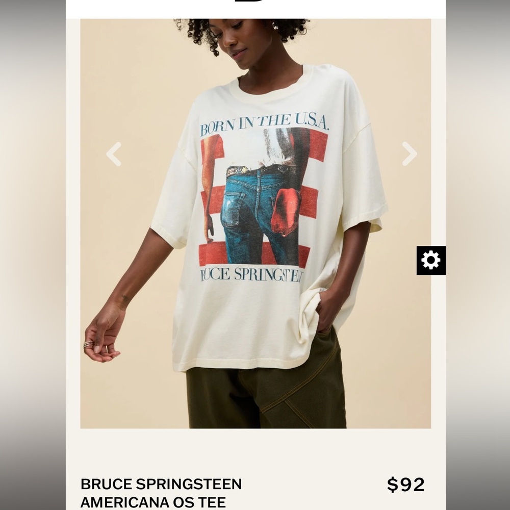 Bruce Springsteen daydreamer tee